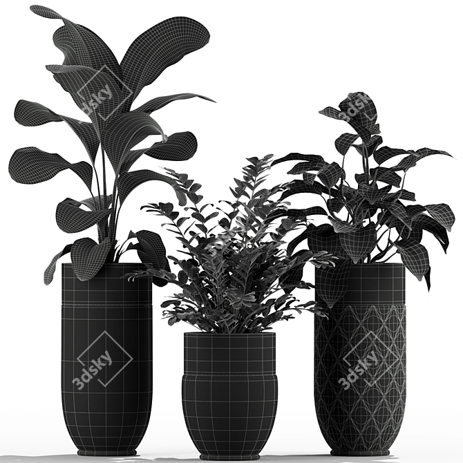 233 Longhi Godwin Plant Collection 3D model image 3