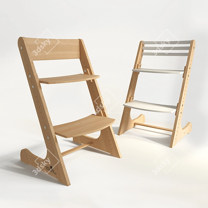 ErgoPed Adjustable Baby Chair 3D model image 1