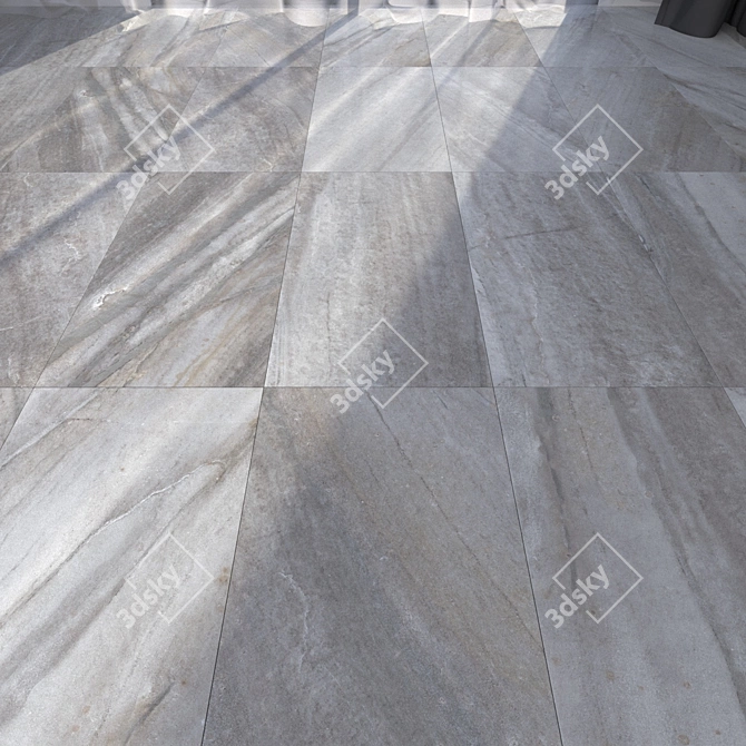 Evolution Mica Marble Floor Set 3D model image 1