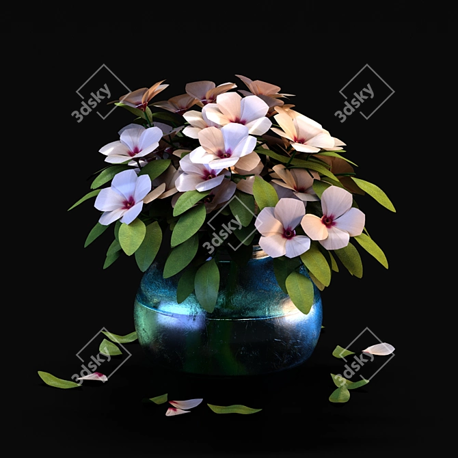 Exotic Blooms from Mediterranean Islands 3D model image 5