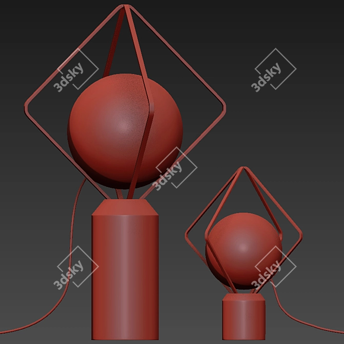 Illuminating Elegance: BROKIS JACK O' Table Lamp 3D model image 2