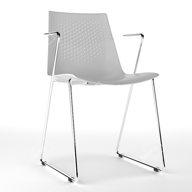 Corona Render Chair FX-05F 3D model image 1