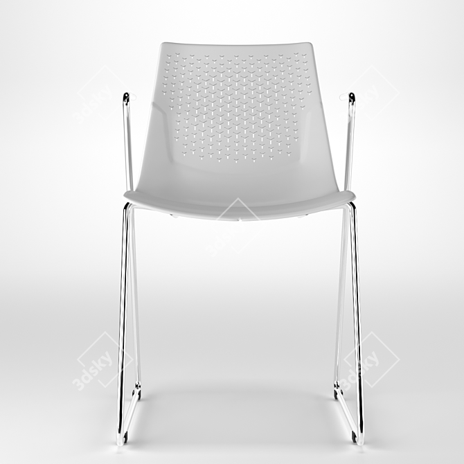 Corona Render Chair FX-05F 3D model image 2