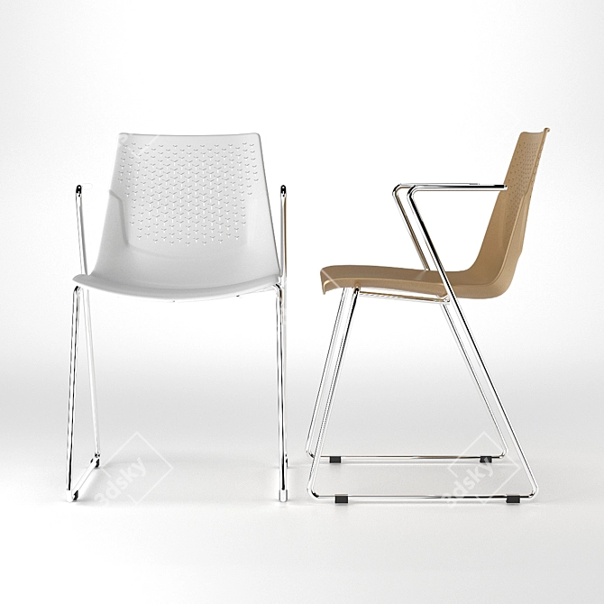 Corona Render Chair FX-05F 3D model image 4