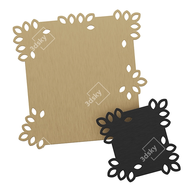 Elegant Flat Lace Coffee Table 3D model image 6