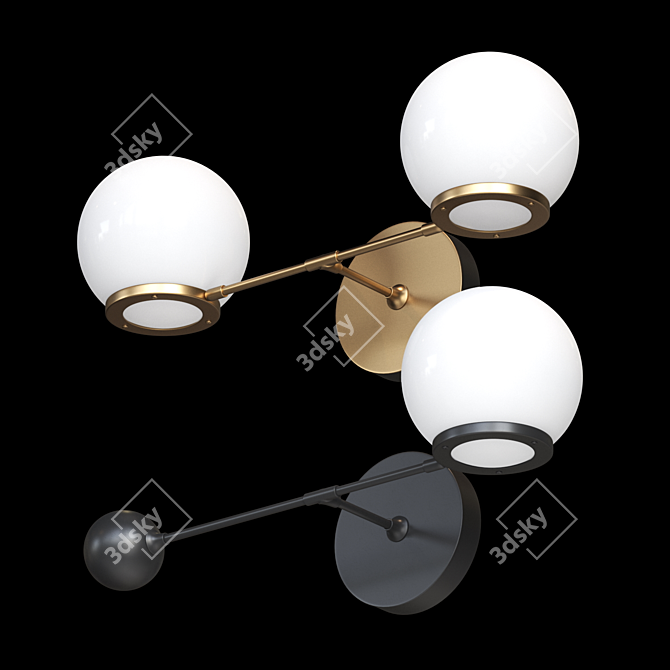 O&G Contrapesso LED Wall Sconce 3D model image 3