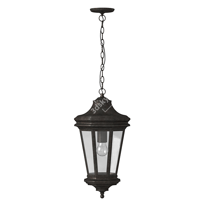 Urban Glow Pendant Light 3D model image 1
