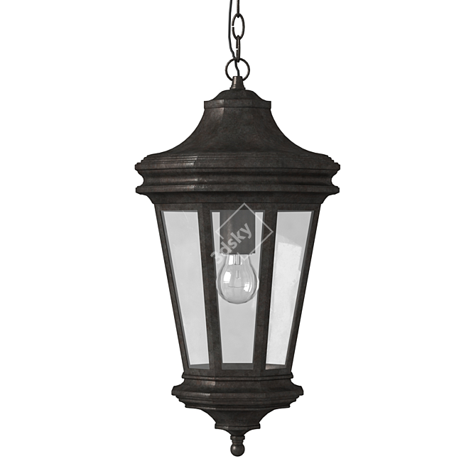 Urban Glow Pendant Light 3D model image 2