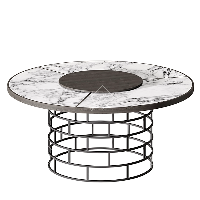 Elegant Crown Table by MOOD_Flexform 3D model image 1