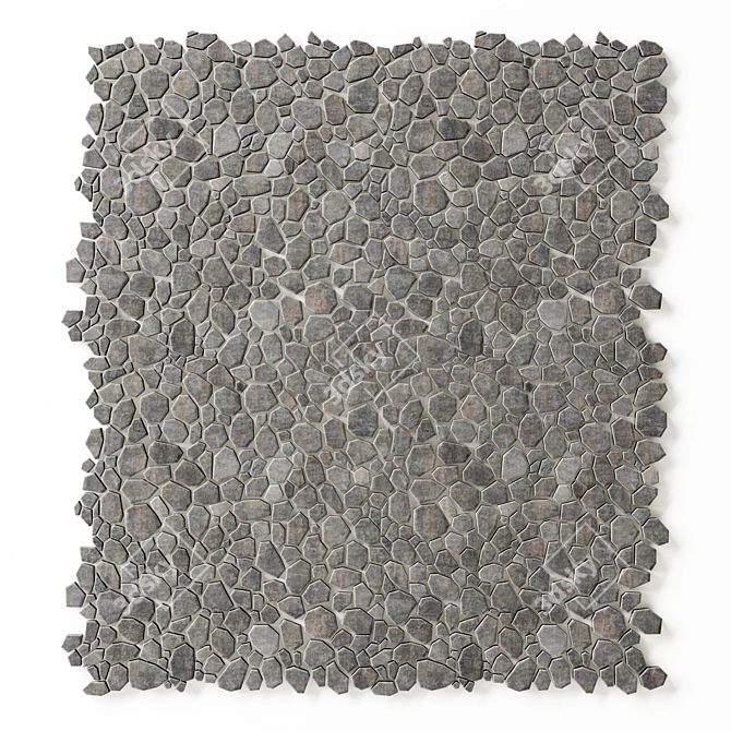 Shimmering Shard Art Panel 3D model image 4
