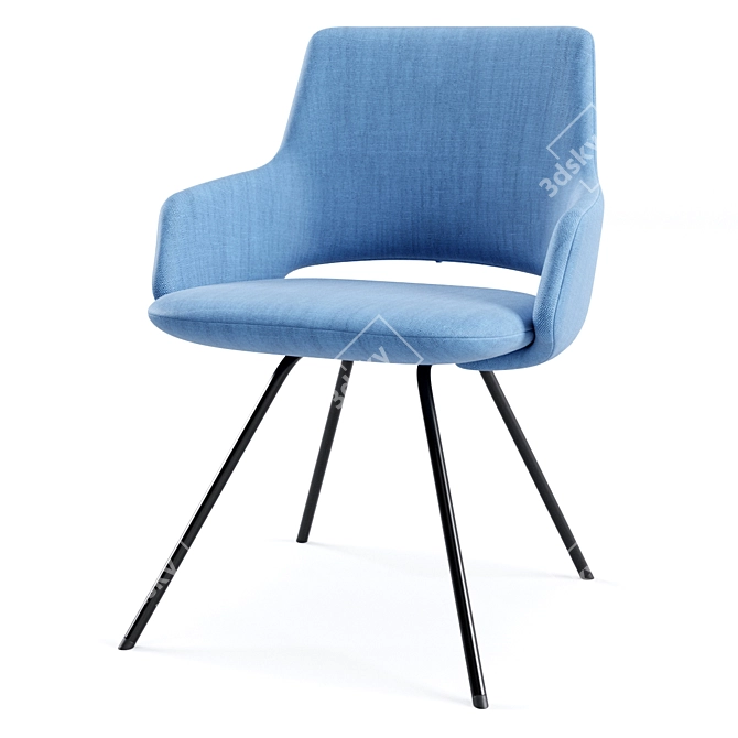 Artifort Jima Chair - Elegant and Comfortable 3D model image 4