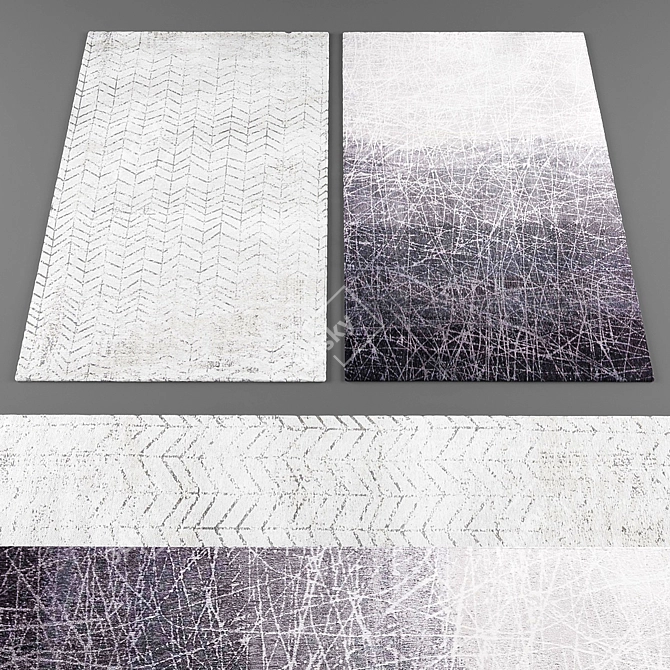 Elegant Louis De Poortere Rugs Collection 3D model image 1