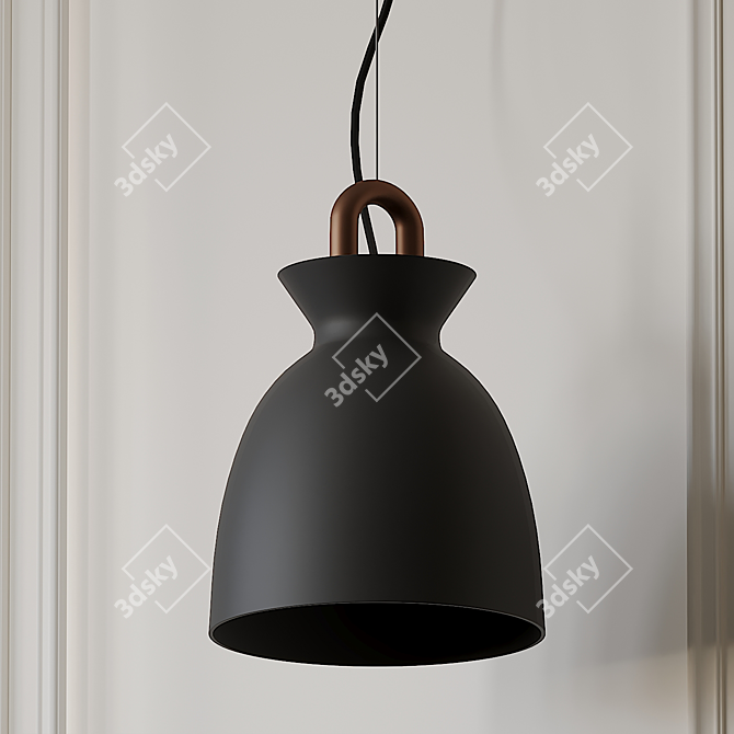 Sleek Colombo Pendant Light 3D model image 3
