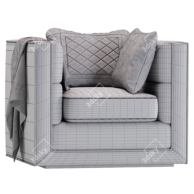 Adonia Chair: Sleek and Stylish Seating 3D model image 5
