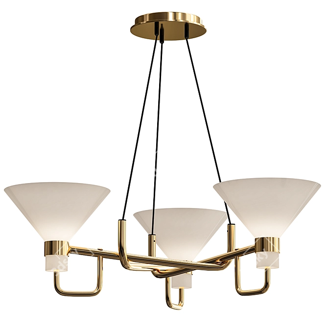 Sleek and Stylish Lighting Solution 3D model image 1