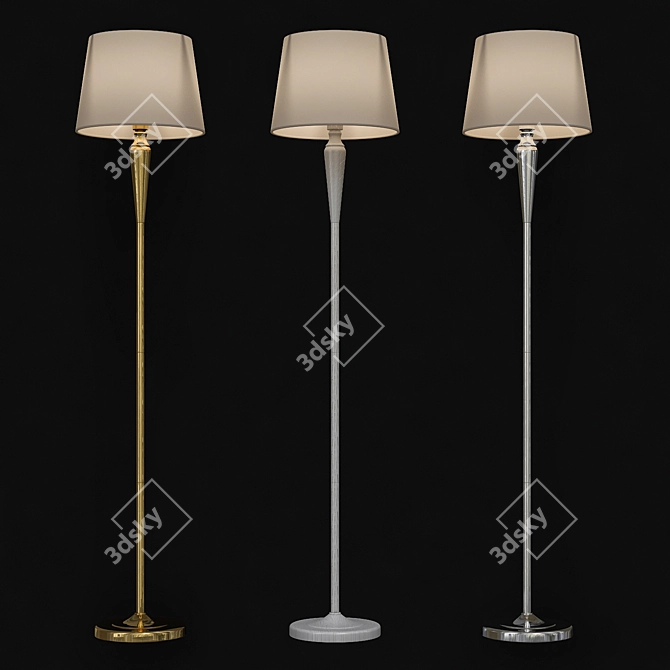 Elegant Orlean Pendant Light 3D model image 2