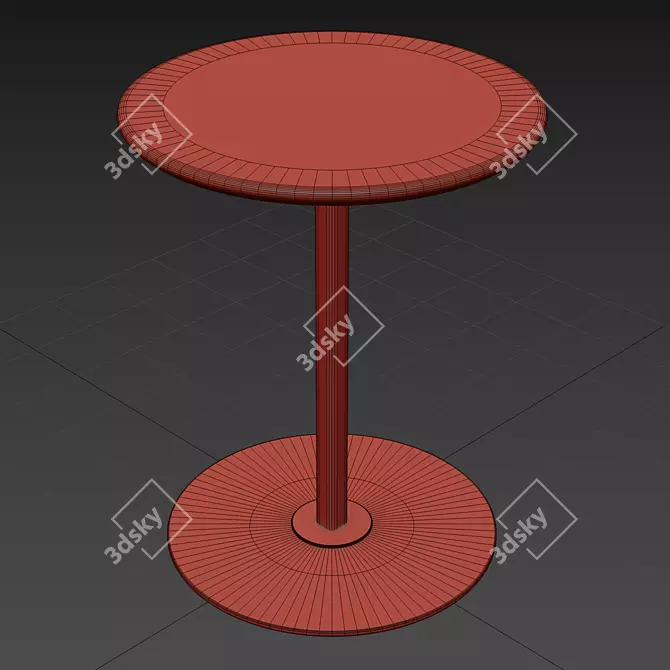 Giorgetti Magica: Elegant Small Coffee Table 3D model image 5