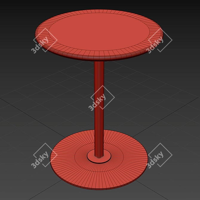 Giorgetti Magica: Elegant Small Coffee Table 3D model image 10