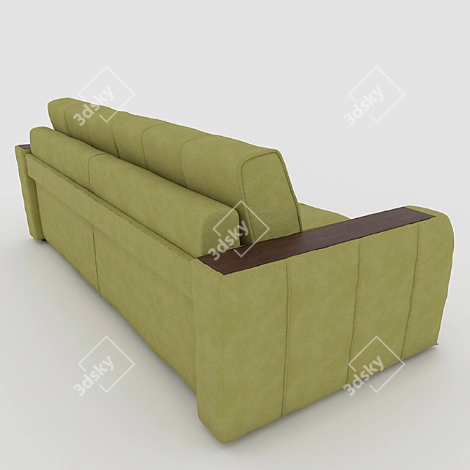 Elegant Boston Sofa 3D model image 3