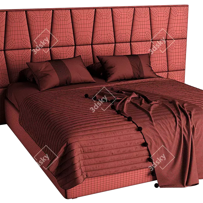 Bona Bed - King Size delight 3D model image 5
