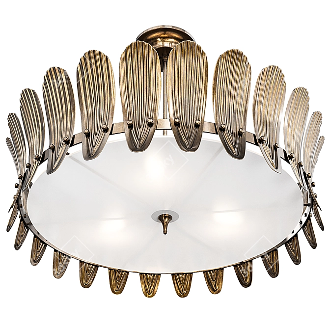 Elegant ARTERIORS ANALISE Chandelier 3D model image 2