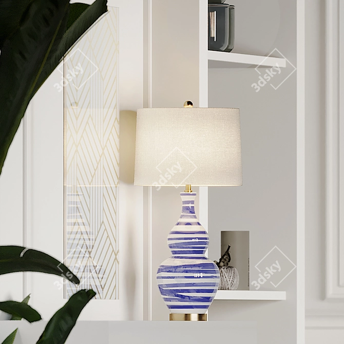 Pecoraro 31" Table Lamp 3D model image 3