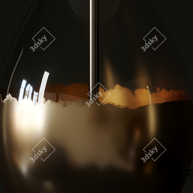 Elegant Kensal Table Lamp 3D model image 3