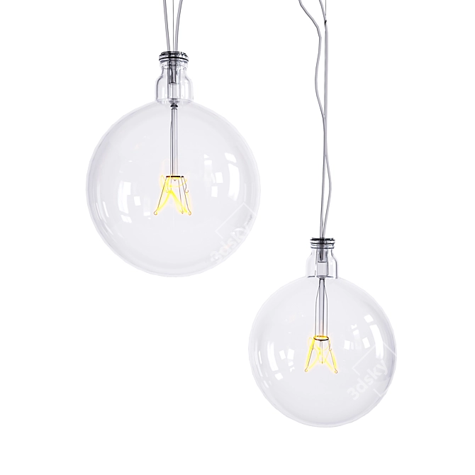 Bulbo 200mm Pendant Lamp 3D model image 4