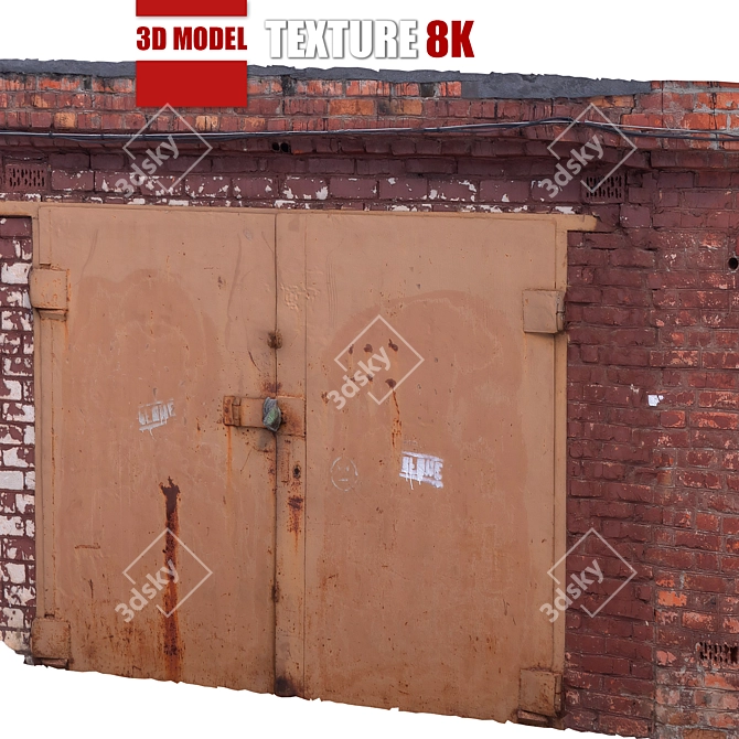 Garage Strip - Detailed 3D Model 3D model image 3