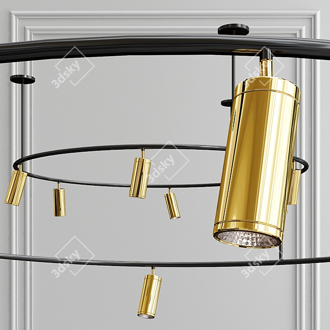 Spot-a-Circular: Retro-inspired Contemporary Design 3D model image 1