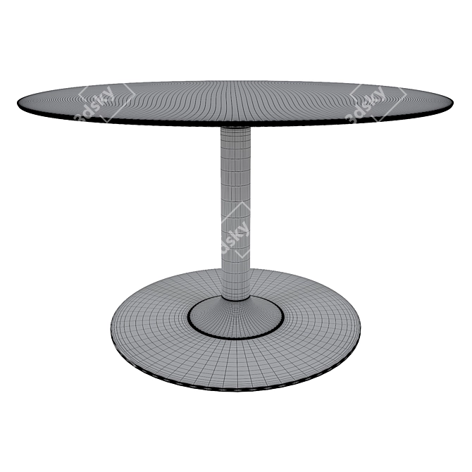 Sleek Modern Minotti Oliver Dining 3D model image 5