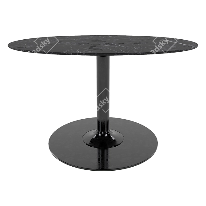 Sleek Modern Minotti Oliver Dining 3D model image 6