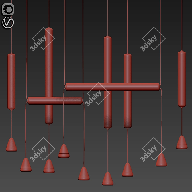 Modern Elegance: Puro Lights 3D model image 2