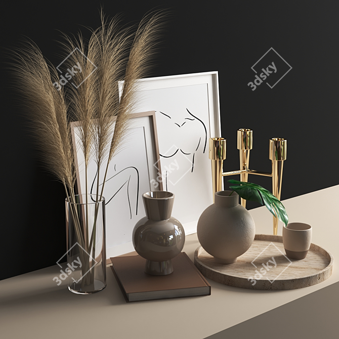 Creamy Poly Set 3D model image 2
