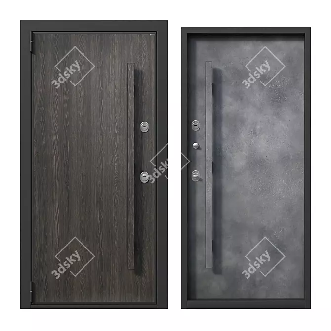 Ultimate Secure Doors 3D model image 1