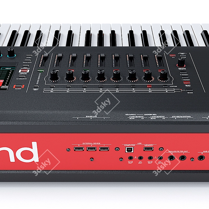Ultimate Workstation Roland Fantom 8 3D model image 3