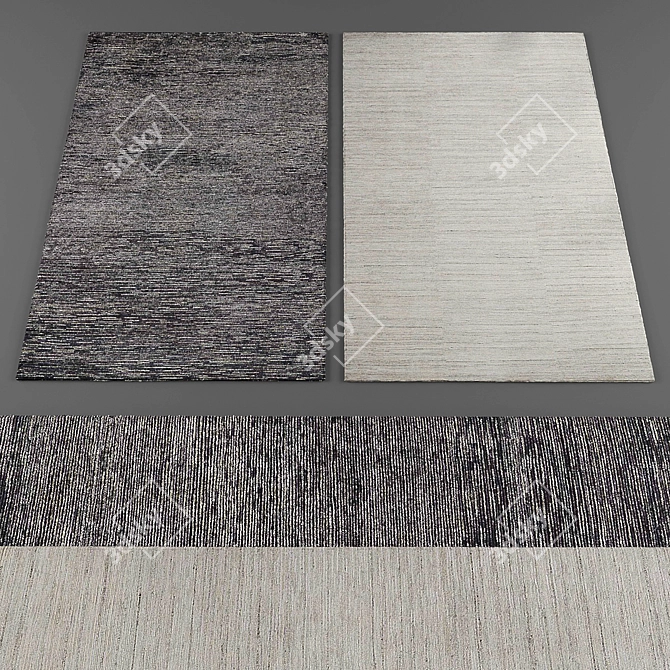 Luxury Nourison Rugs Collection 3D model image 2
