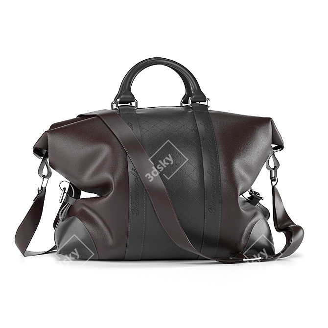 PBR-Optimized Leather Bag 3D model image 2