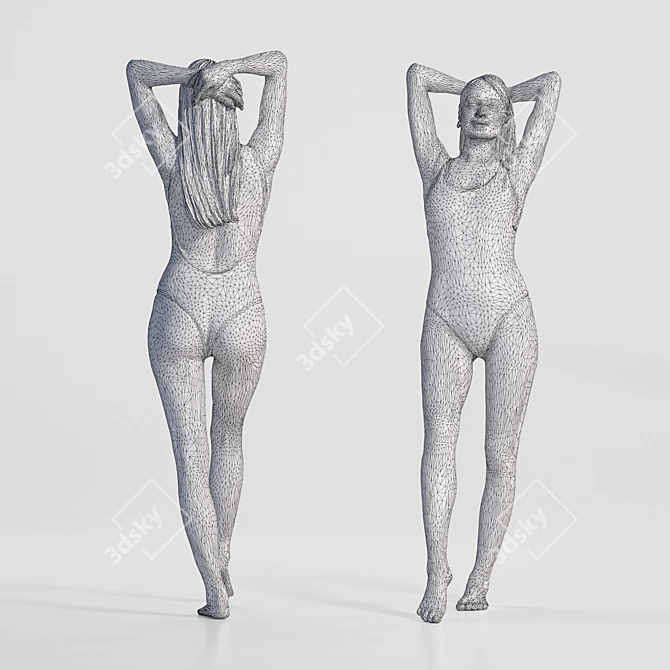 Elena_1102: 30K Triangles, 4096px Textures, 3DS Max + Vray/Corona 3D model image 4