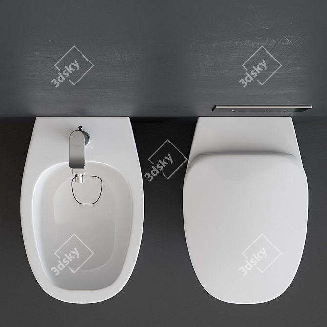 Ideal Standard Dea Collection WC & Bidet 3D model image 4