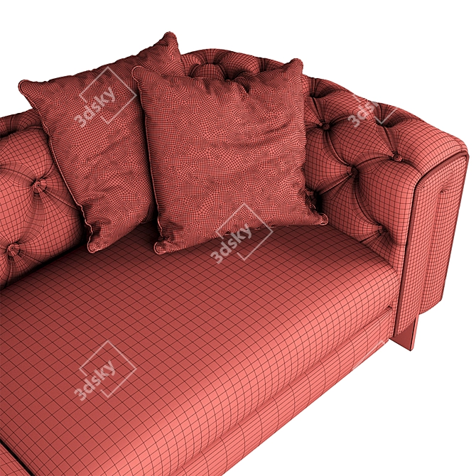 Vincent Modern Italian Sofa 3D model image 5