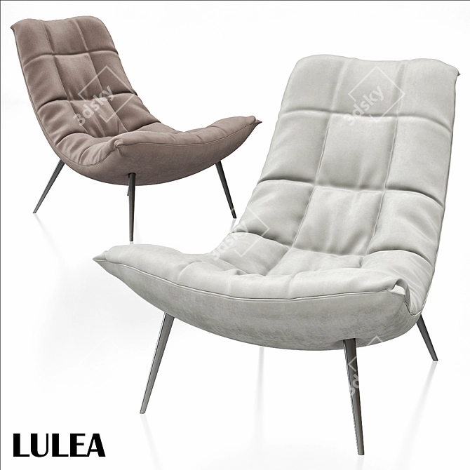 Lulea Sofa: Comfort in Style 3D model image 1