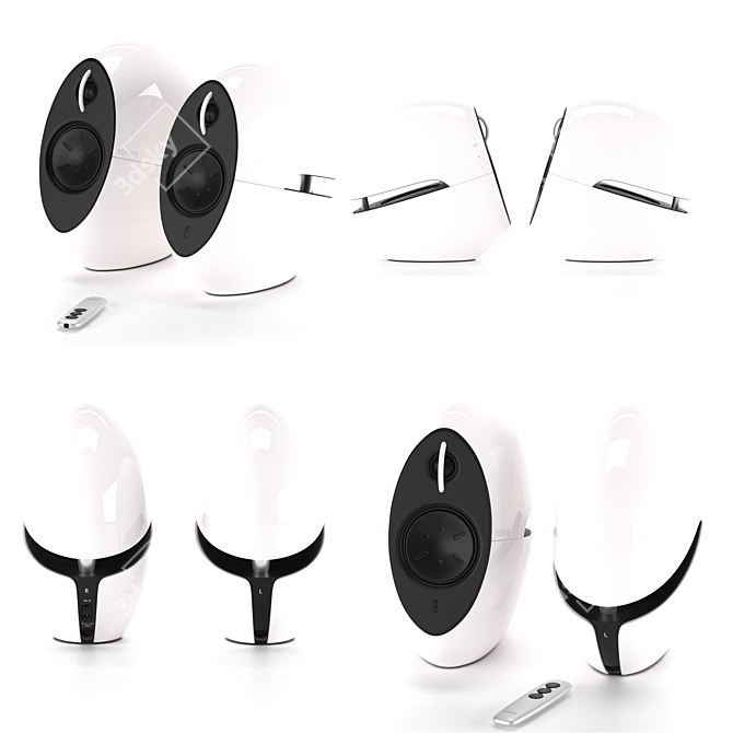 Edifier Luna Eclipse E25HD Desktop Speakers 3D model image 3