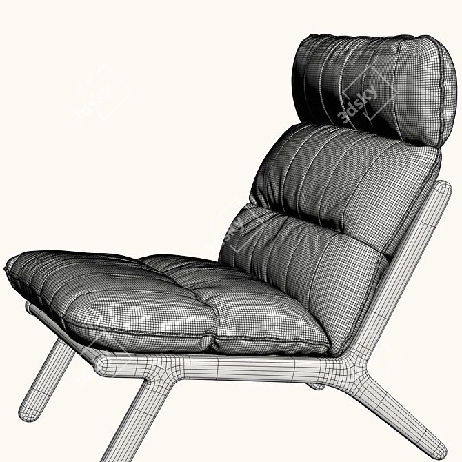 de Sede DS-531 Armchair: Unmatched Comfort & Style 3D model image 3