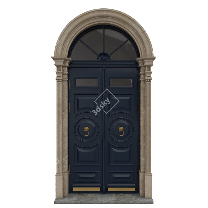 Classic 3D Max Door 3D model image 1