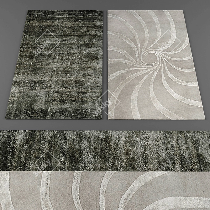 Amara Collection: Elegant Rugs 3D model image 1