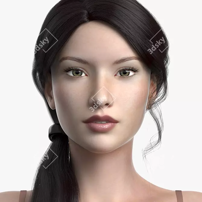 Cinderella: High-Quality 3D Character 3D model image 1