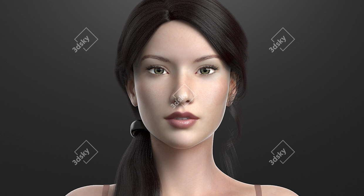 Cinderella: High-Quality 3D Character 3D model image 3