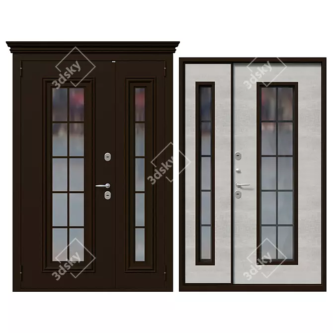 Securemme Portalle: Innovative Door Solutions 3D model image 1