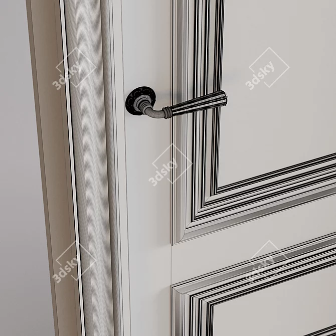 Elegant Palazzo Door 3D model image 3